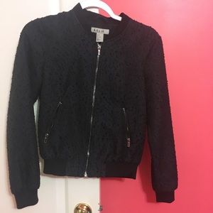 H&M navy bomber jacket